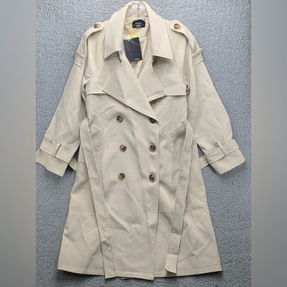 Fashion NWT Women’s Trench Coat Size‎ M - Picture 1 of 13